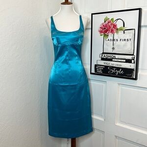 NWF Blaque Label Aqua Blue Dress Size S